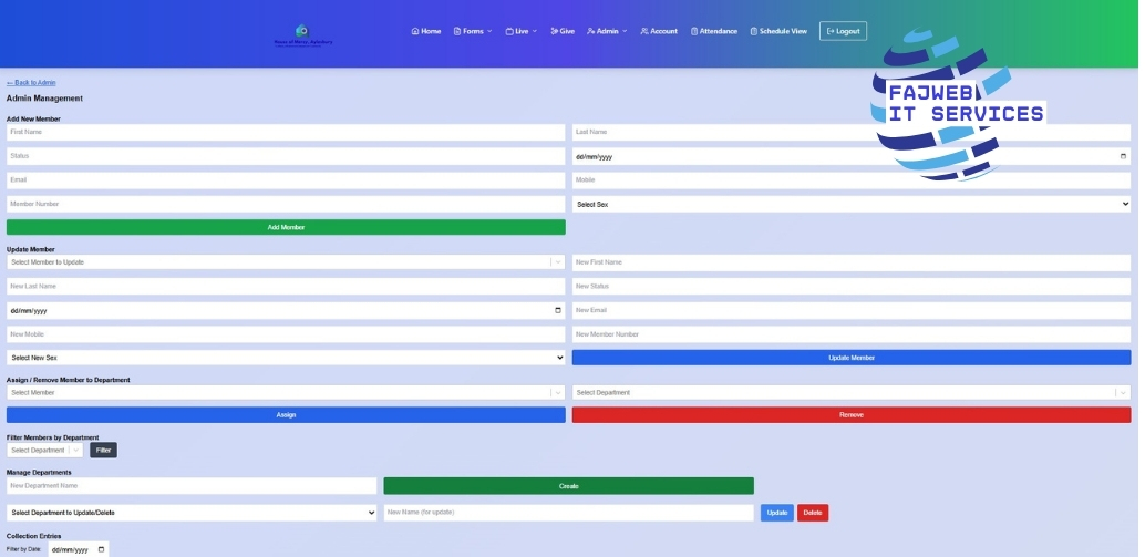 Admin walkthrough preview